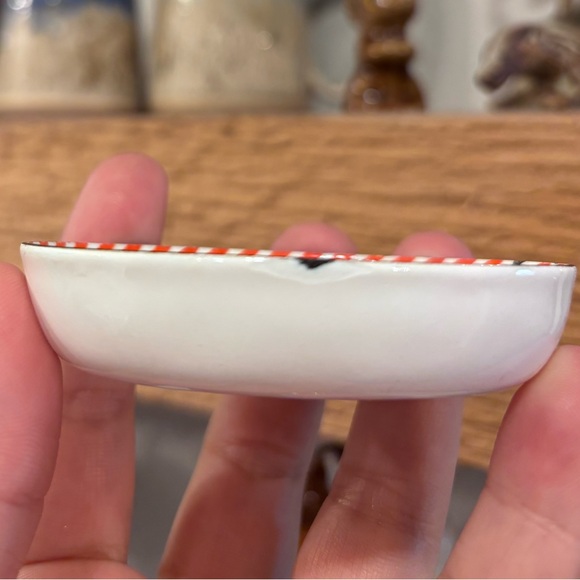 Vintage Stein-Bach Austrian Enamel Trinket Dish – Palotade Horse & Rider - Picture 3 of 6